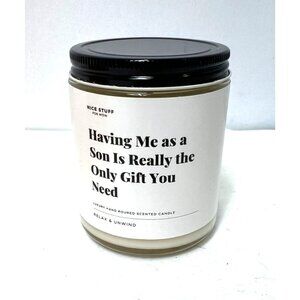 You Deserve Nice Stuff Candle Luxury Hand Poured Scented New In Box For Mom